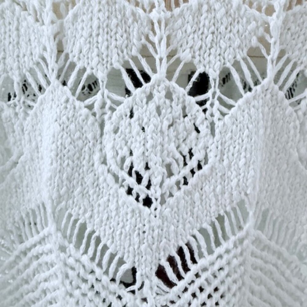 Torrid Open Stitch White Cardigan Poncho Sweater Short Sleeves 3/4 = 22/24 NWT - Picture 12 of 16
